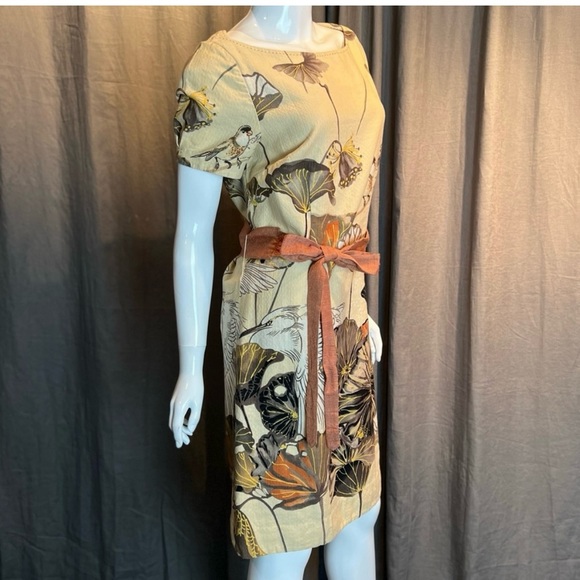 Floreat Anthropologie Snowy Egret Dress size 6 - Picture 12 of 15